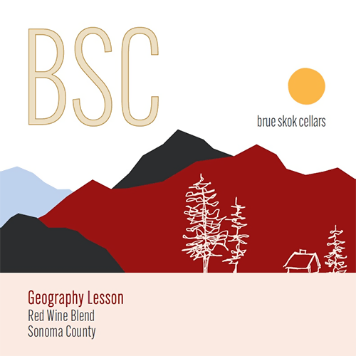 2018 Brue Skok Cellars "Geography Lesson" Red Blend, Sonoma County 750ML
