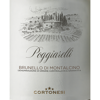 2019 Cortonesi I Poggiarelli Brunello Di Montalcino 750ML