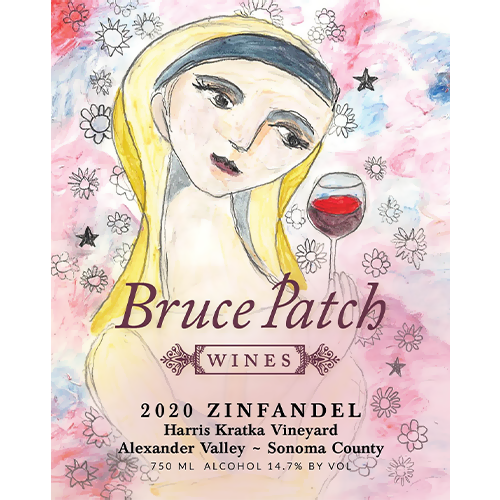 2020 Bruce Patch Harris Kratka Vineyard Zinfandel Alexander Valley 750ML