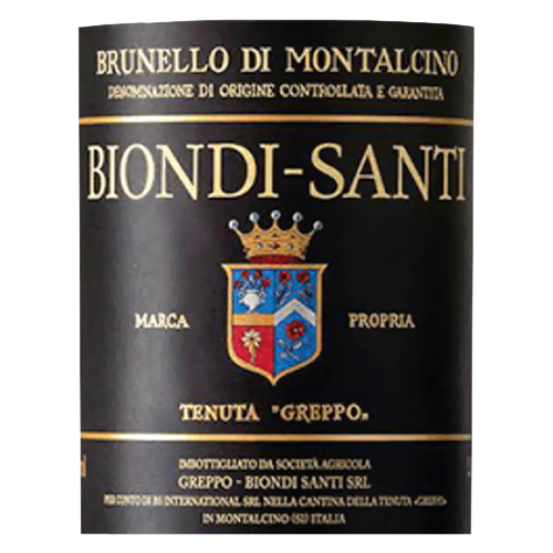 2018 Biondi Santi Brunello di Montalcino Sangiovese 750ML