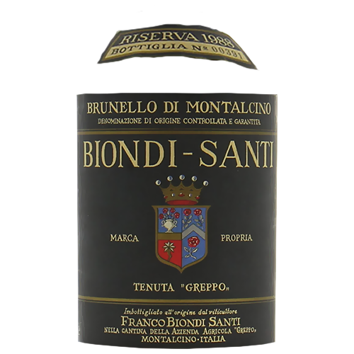 1988 Biondi Santi Brunello di Montalcino Riserva 750ML