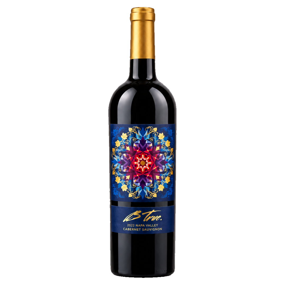 2022 B True Napa Valley Cabernet Sauvignon bottle