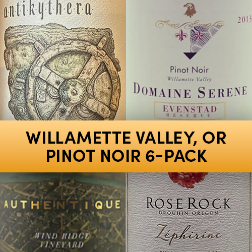 Willamette Valley Oregon Pinot Noir 750ML 6 Pack