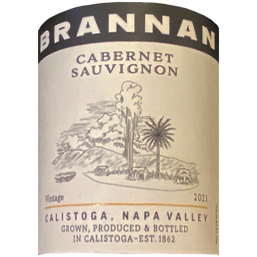 2021 Brannan Wines Cabernet Sauvignon Calistoga Napa Valley 750mL