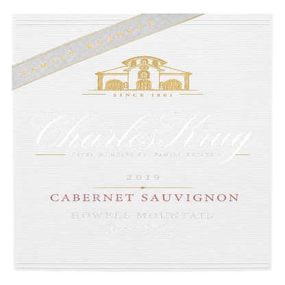 2019 Charles Krug Family Reserve Howell Mountain Cabernet Sauvignon 750ML (94 Points - Wine Advocate) label