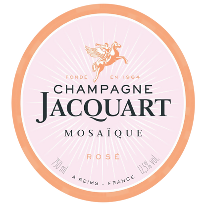 NV Champagne Jacquart Brut Rose 750ML  (92 Points - Decanter)