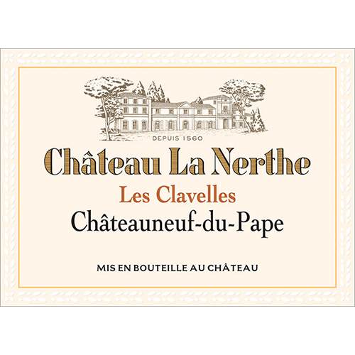 2020 Chateau La Nerthe Les Clavelles Chateauneuf-Du-Pape Rouge Grenache Noir 750ML