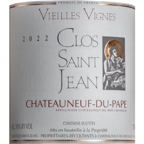 2022 Clos Saint Jean Châteauneuf-du-Pape Vieilles Vignes 750ML (94 Pts. Vinous)