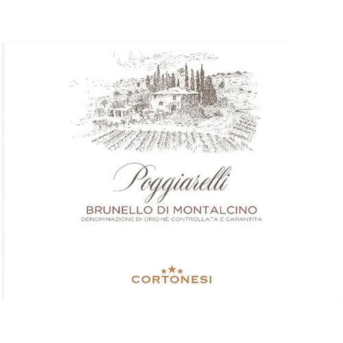 2018 Cortonesi I Poggiarelli Brunello di Montalcino, Tuscany 750ML (95 Points - Wine Enthusiast)