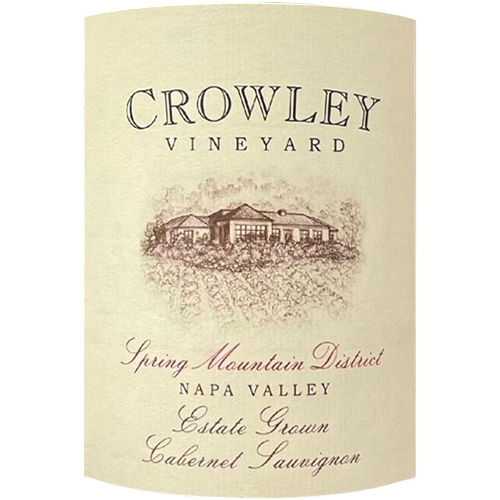2021 Crowley Estate Cabernet Sauvignon, Spring Mountain 750ML (94 Pts. Wine Enthusiast)