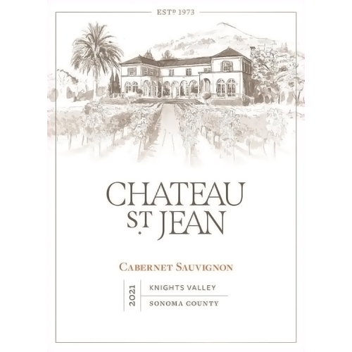2021 Chateau St. Jean Knights Valley Cabernet Sauvignon 750ML (94 Points - Tasting Panel; 93 Points - James Suckling; 90 Points - Jed Dunnuck)