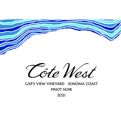 2021 Cote West Pinot Noir, Gap's View Vineyard, Sonoma Coast 750ML