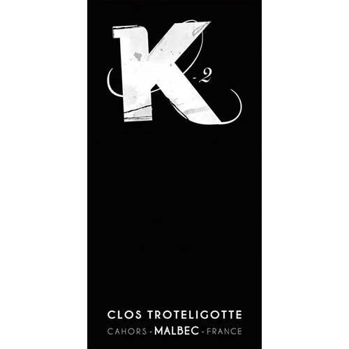 2018 Clos Troteligotte K-2 Malbec, Cahors, France 750ML