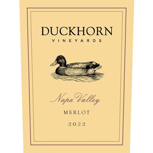 2022 Duckhorn Napa Valley Merlot 750ML (92 Points - James Suckling)