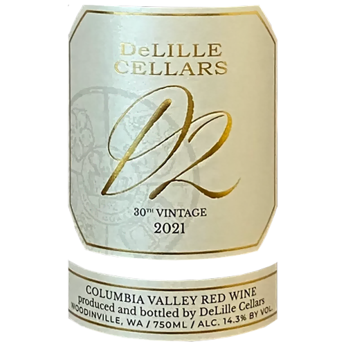 2021 DeLille Cellars D2 Red Wine 750ML