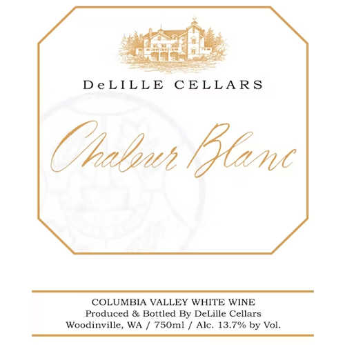 2023 DeLille Cellars Chaleur Blanc, Columbia Valley 750ML