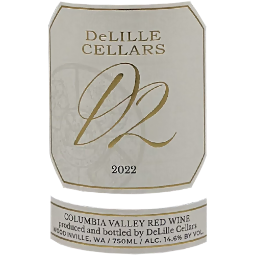 2022 DeLille Cellars D2 Red Blend, Columbia Valley 750ML