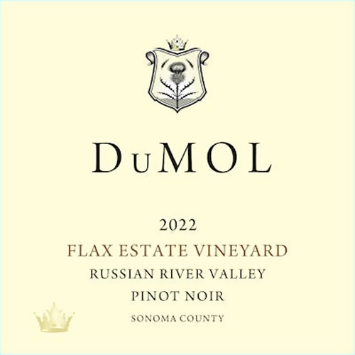 2022 DuMol "Flax Estate Vineyard" Russian River Valley Pinot Noir 750ML (97 Points - Wine Advocate; 94 Points - Vinous)