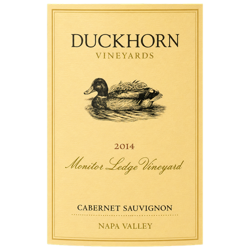 2014 Duckhorn Vineyards Napa Valley Cabernet Sauvignon Monitor Ledge Vineyard 750ML (92 Points - Wine Enthusiast) label