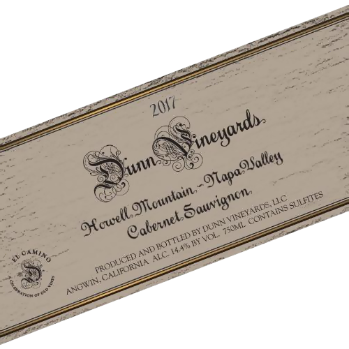 2017 Dunn Cabernet Sauvignon El Camino Vineyard 750ML