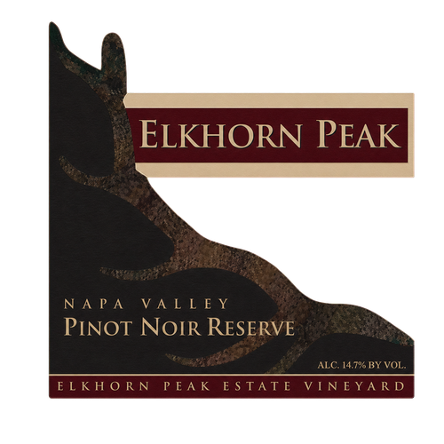 2019 Elkhorn Peak Reserve Napa Valley Pinot Noir 750ML label