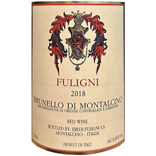 2018 Fuligni Brunello di Montalcino, Tuscany 750ML (98 Points - Kerin O'Keefe; 97+ Points - Luca Gardini)