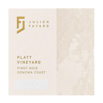 2021 Fayard Platt Sonoma Coast Pinot Noir 750ML label