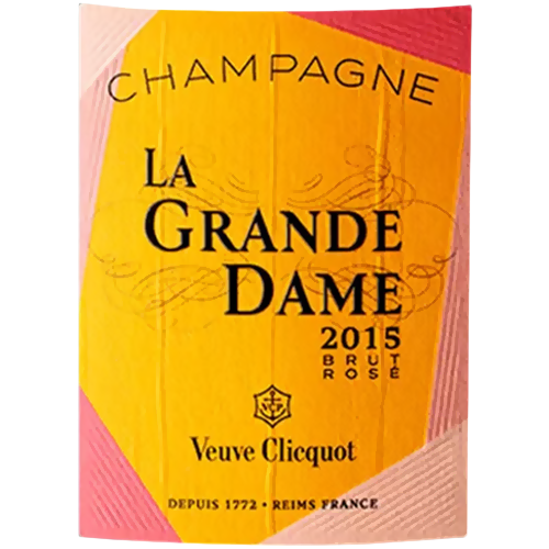 2015 Veuve Clicquot La Grande Dame Rosé 95 Pts. Wine Spectator 750ML