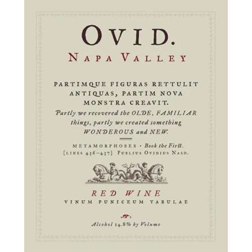 2012 Ovid Napa Valley Bordeaux Blend Left Bank 1500ML