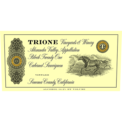 2013 Trione Cabernet Sauvignon Alexander Valley Block Twenty One 750ML