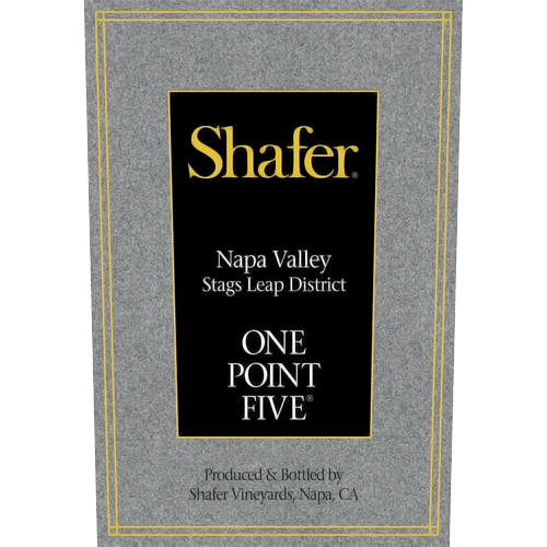 2019 Shafer One Point Five Stags Leap District Napa Valley 750ML