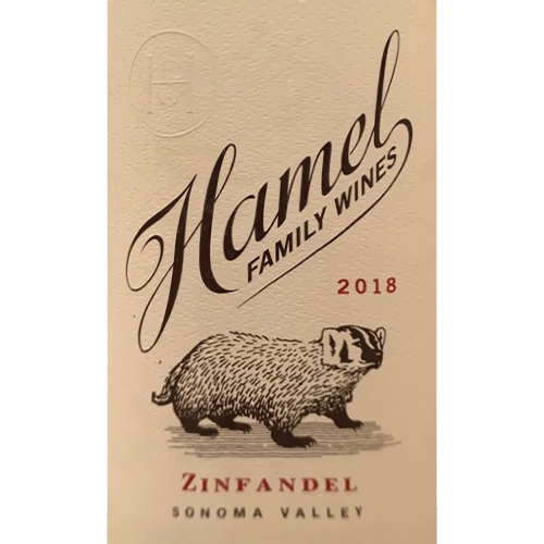 2018 Hamel Family Estate Zinfandel, Sonoma Valley 750ML