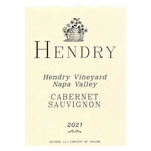 2021 Hendry Napa Valley Cabernet Sauvignon 750ML