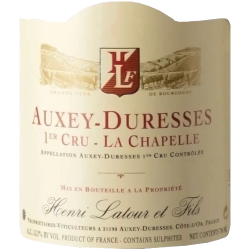2021 Henri Latour Et Fils La Chapelle P Noir Auxey Duresses 750ML