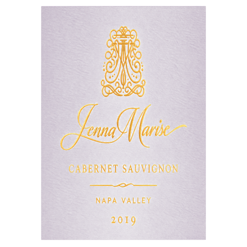 2019 JennaMarise Cabernet Sauvignon, Napa Valley 750ML (96 Points - Decanter) label