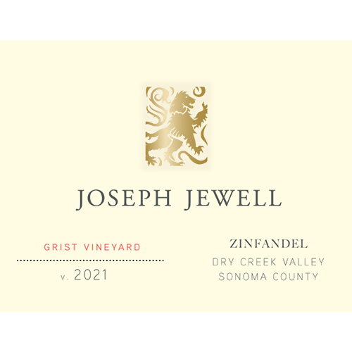 2021 Joseph Jewell Grist Vineyard Zinfandel 750ML (93 Pts. Wine Enthusiast)