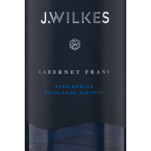 2021 J. Wilkes Cabernet Franc Paso Robles Highlands District 750ML
