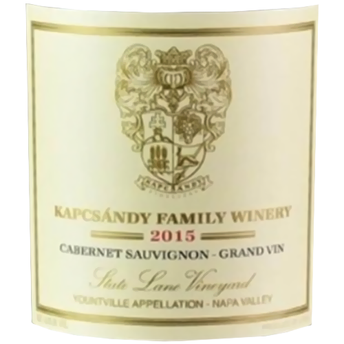 2015 Kapcsandy Cabernet Sauvignon-Grand Vin, Yountville 1500ML (100 Pts. Jeb Dunnuck)