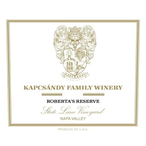 2017 Kapcsándy Roberta's Reserve State Lane Vineyard Merlot, Yountville 750ML (96+ Points - Jeb Dunnuck; 96 Points - Decanter)