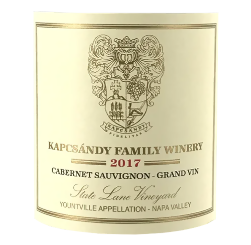 2017 Kapcsandy Cabernet Sauvignon-Grand Vin, Yountville 750ML (98 Points - Jeb Dunnuck)