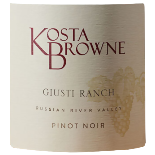 2020 Kosta Browne Pinot Noir Giusti Ranch Pinot Noir, Russian River Valley 750ML (96 Points - Jeb Dunnuck)