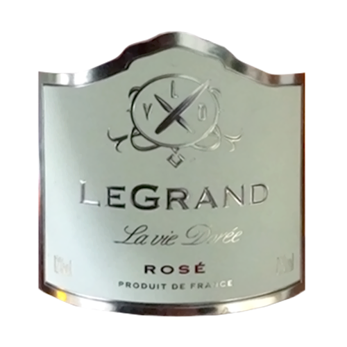 NV Legrand La Vie Doree Rose Sparkling Gold Flakes 750ML