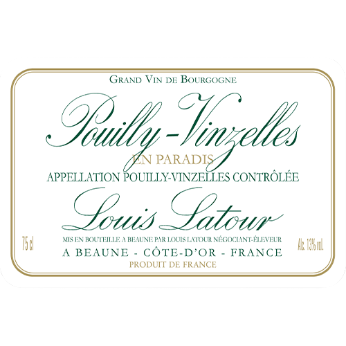 2019 Louis Latour Pouilly-Vinzelles En Paradis 750ML