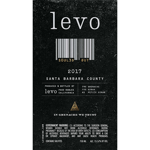 2017 Levo Soul3d Out Red Blend 750ML