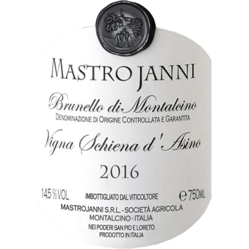 2016 Mastrojanni Brunello Di Montalcino Vigna Schiena D'asino 750ML