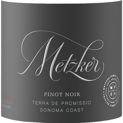 2019 Metzker Pinot Noir, Terra de Promissio, Sonoma Coast 1500ML