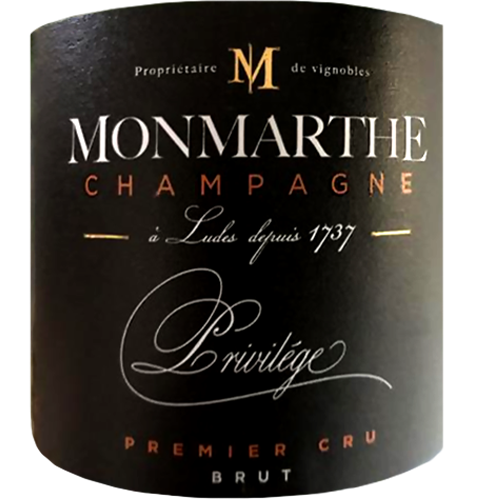 Champagne Monmarthe Privlége Brut Premier Cru NV 750ML