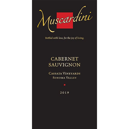2019 Muscardini Cellars Cabernet Sauvignon, Cassata 750ML