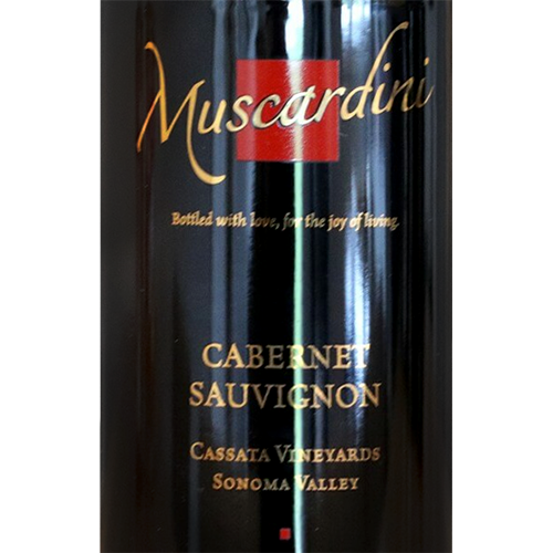 2022 Muscardini Reserve Cabernet Sauvignon, Cassata Vineyards, Sonoma Valley 750ML