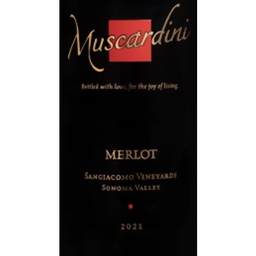 2021 Muscardini Sangiacomo Vineyards Merlot 750ML